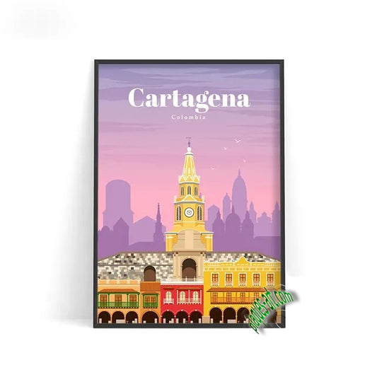 Poster CARTAGENA Colombie N° 2 ✅