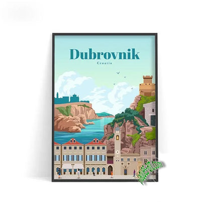 Poster DUBROVNIK Croatie N° 3 ✅