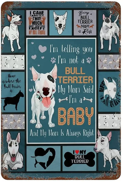 I'M TELLING YOU I'M NOT A BULL TERRIER...