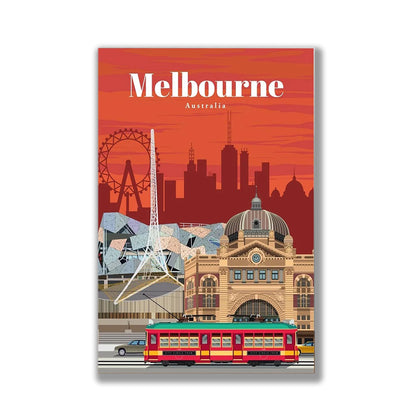 POSTER MELBOURNE Australie N° 3 ✅