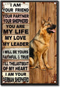 PLAQUE BERGER ALLEMAND I AM YOUR FRIEND