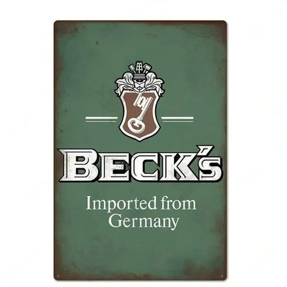 PLAQUE BIERE BECK'S