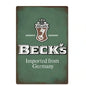 PLAQUE BIERE BECK'S