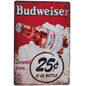 PLAQUE BIERE BUDWEISER