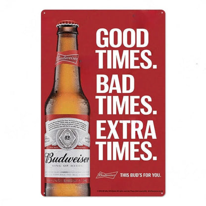 PLAQUE BIERE BUDWEISER