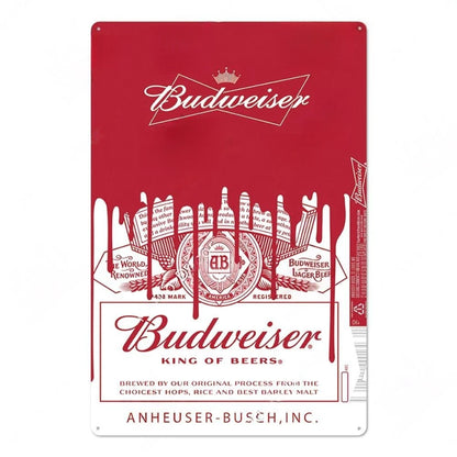 PLAQUE BIERE BUDWEISER