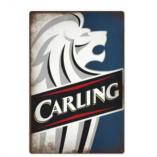 PLAQUE BIERE CARLING