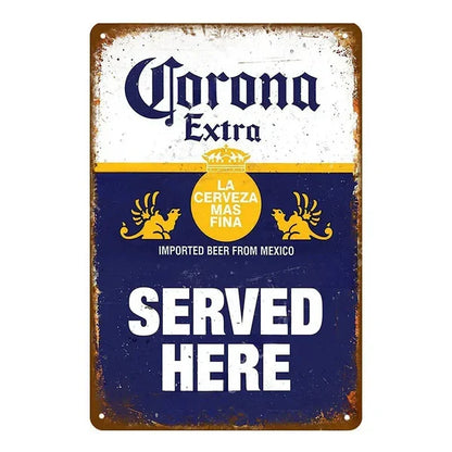 PLAQUE BIERE CORONA