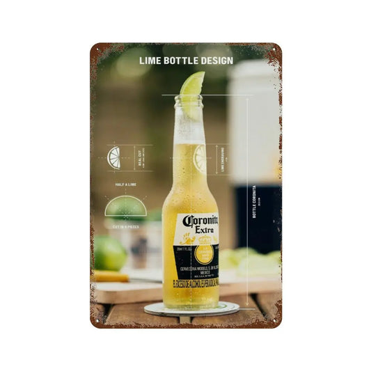 PLAQUE BIERE CORONA