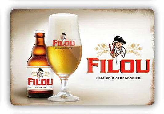 PLAQUE BIERE FILOU