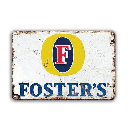 PLAQUE BIERE FOSTER'S