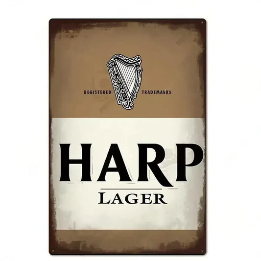 PLAQUE BIERE HARP