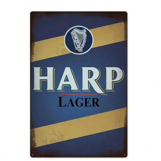 PLAQUE BIERE HARP