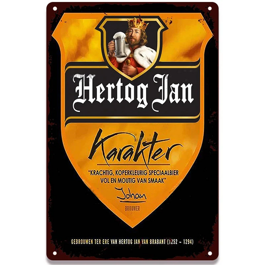 PLAQUE BIERE HERTOG JAN KARAKTER