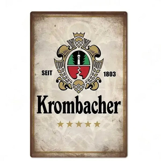 PLAQUE BIERE KROMBACHER