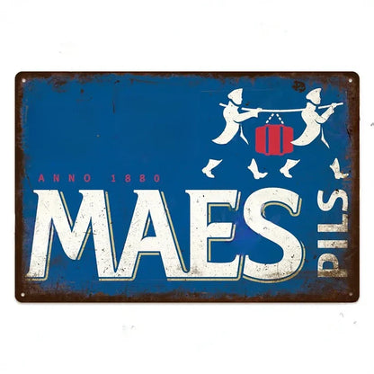 PLAQUE BIERE MAES