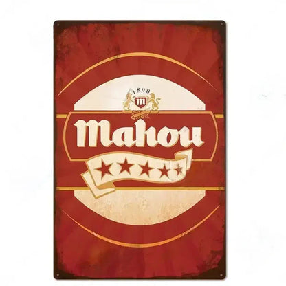 PLAQUE BIERE MAHOU