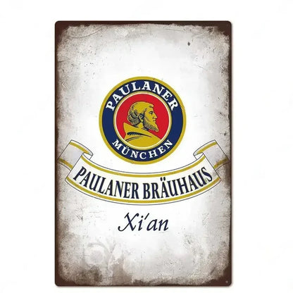 PLAQUE BIERE PAULANER