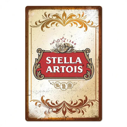 PLAQUE BIERE STELLA ARTOIS