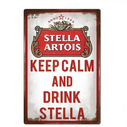 PLAQUE BIERE STELLA  ARTOIS