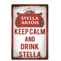 PLAQUE BIERE STELLA  ARTOIS