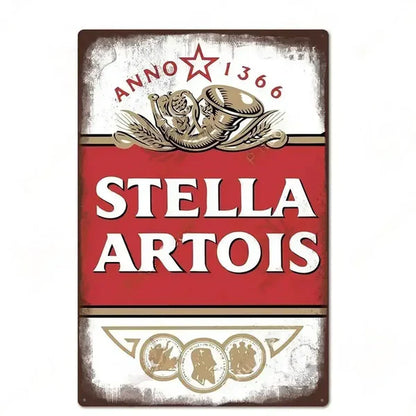 PLAQUE BIERE STELLA ARTOIS