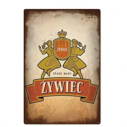 PLAQUE BIERE ZYWIEC