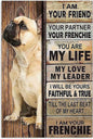 PLAQUE BULLDOG I AM YOUR FRIEND