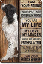 PLAQUE ENGLISH SPRINGER I AM YOUR FRIEND