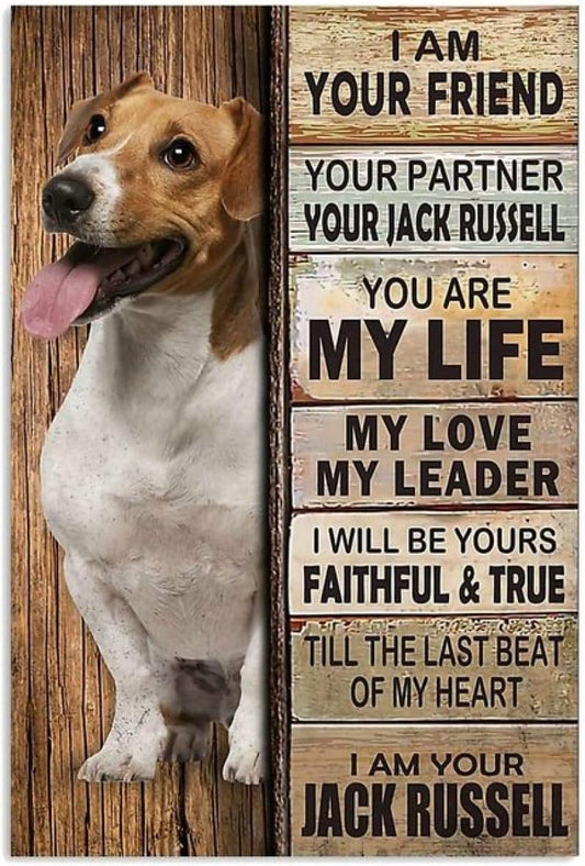 PLAQUE JACK RUSSELL I AM YOUR FRIEND