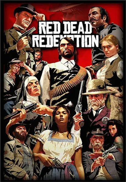 PLAQUE JEU RED DEAD REDEMPTION 2 N°11