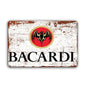 PLAQUE RHUM BACARDI