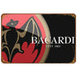 PLAQUE RHUM BACARDI 10