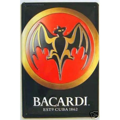 PLAQUE RHUM BACARDI 15