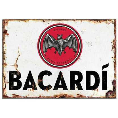 PLAQUE RHUM BACARDI 7