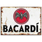 PLAQUE RHUM BACARDI 7