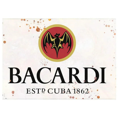 PLAQUE RHUM BACARDI 8