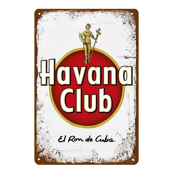 PLAQUE RHUM HAVANA CLUB