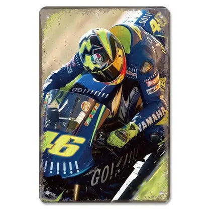 PLAQUE MOTO GP N°17