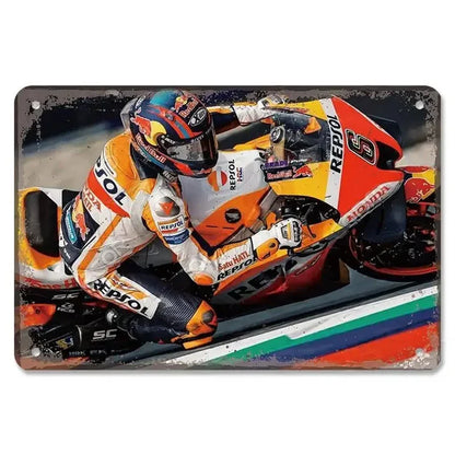 PLAQUE MOTO GP N°12