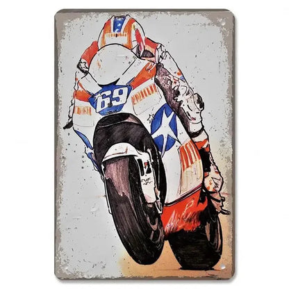 PLAQUE MOTO GP N° 20