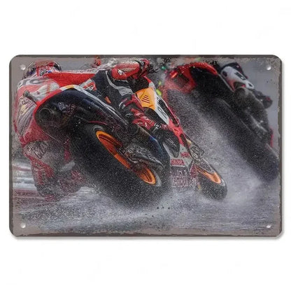 PLAQUE MOTO GP N°22