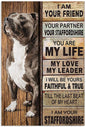 PLAQUE STAFFORDSHIRE I AM YOUR FRIEND