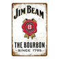 PLAQUE WHIKY JIM BEAM