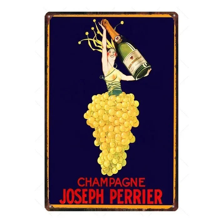 PLAQUE CHAMPAGNE PERRIER