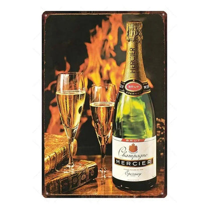 PLAQUE CHAMPAGNE MERCIER