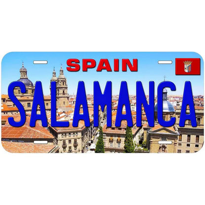 Plaque métal déco vintage 🌍 SALAMANQUE Espagne  N° 7 ✔