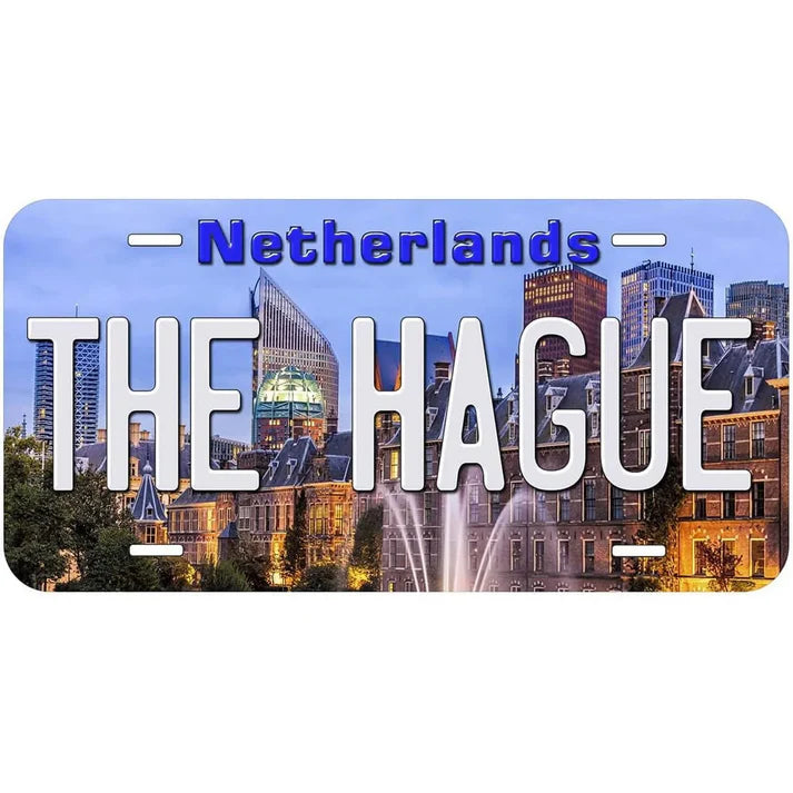 Plaque métal déco vintage 🌍 PAYS-BAS La Hague
