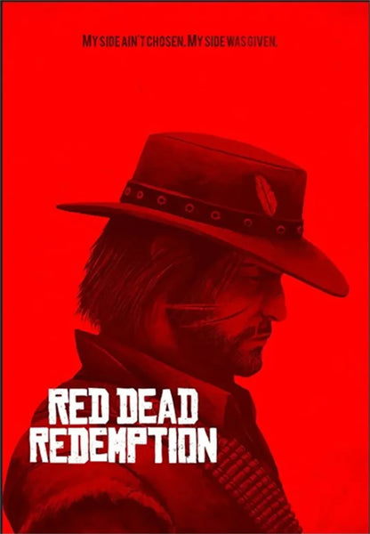 PLAQUE JEU RED DEAD REDEMPTION