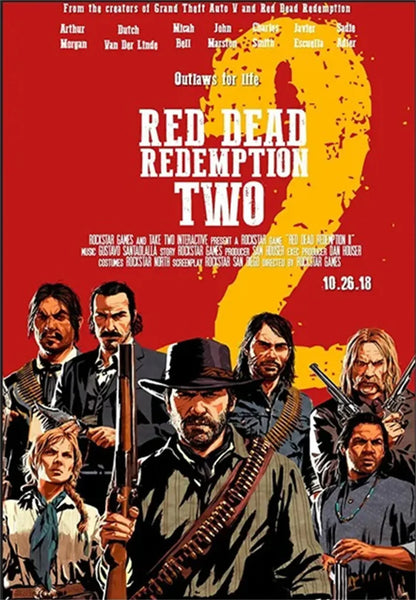 PLAQUE DECO JEUX READ READ REDEMPTION 2